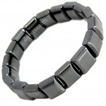 Natural Magnetic Hematite Square Bracelet 