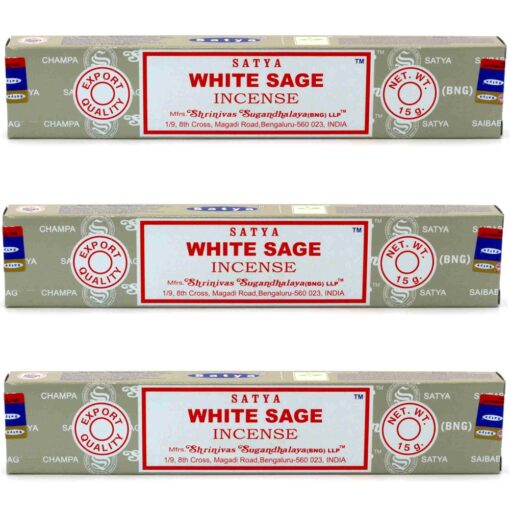 Satya Nag Champa White Sage Incense Sticks