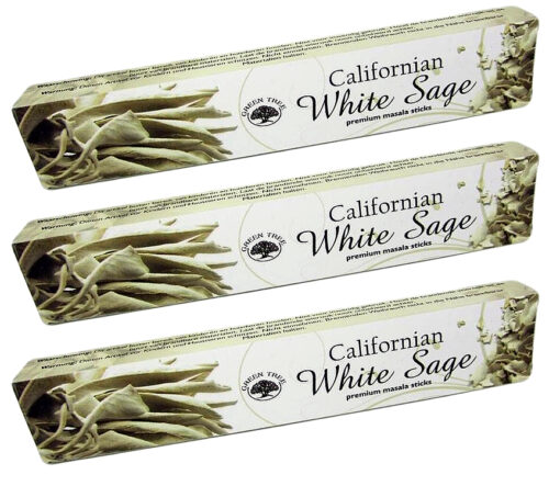 Californian White Sage Green Tree Masala Incense Sticks