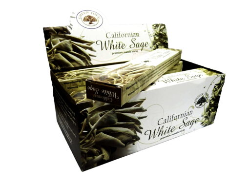 12 x Californian White Sage Green Tree Masala Incense Stick Packs