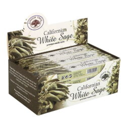 12 x Californian White Sage Green Tree Masala Incense Stick Packs