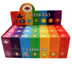 These 7 Chakras Incense Sticks from Green Tree have been handcrafted to cleanse and purify surroundings while balancing the mind and soul