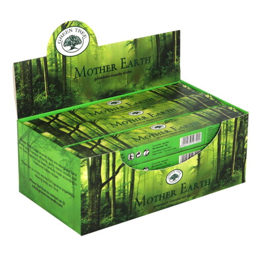 Mother Earth Masala Incense Sticks, each inner pack includes 10 to 12 incense sticks(15g) to use during yoga, meditation and spiritual rituals.