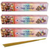 3 x 7 Chakra Sage Incense Stick Joss Packs For Yoga, Meditation and Spiritual Rituals