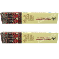 Native Soul White Sage and Dragons Blood Incense Stick Packs