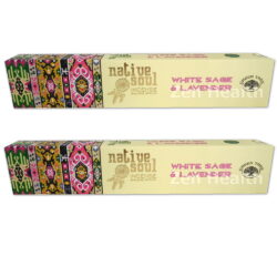 Native Soul White Sage and Lavender Incense Stick Packs