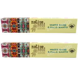 Native Soul White Sage and Palo Santo Incense Stick Packs