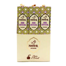 Noor Oud Crystal Incense Sticks Orchid, Lilac, Jasmine, Musk Aroma Fragrance