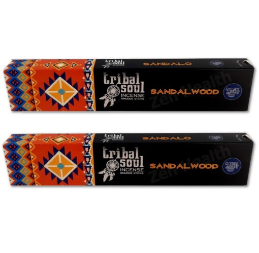 Tribal Soul Sandalwood Incense Smudge Joss Stick Packs Cleansing and Calming Aroma