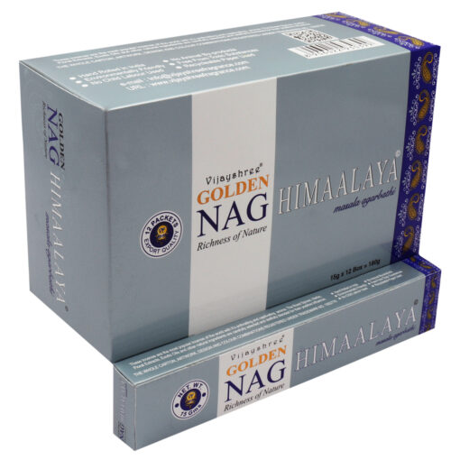 Golden Himalaya Nag Champa Incense Stick Packs