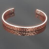 Magnetic Planished Copper Bracelet