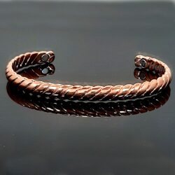 Magnetic Twisted Copper Bracelet