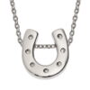 Lucky HorseShoe Pendant With Sparkling Crystals