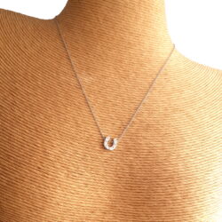 Lucky HorseShoe Pendant With Sparkling Crystals