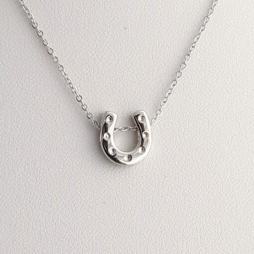 Lucky HorseShoe Pendant With Sparkling Crystals