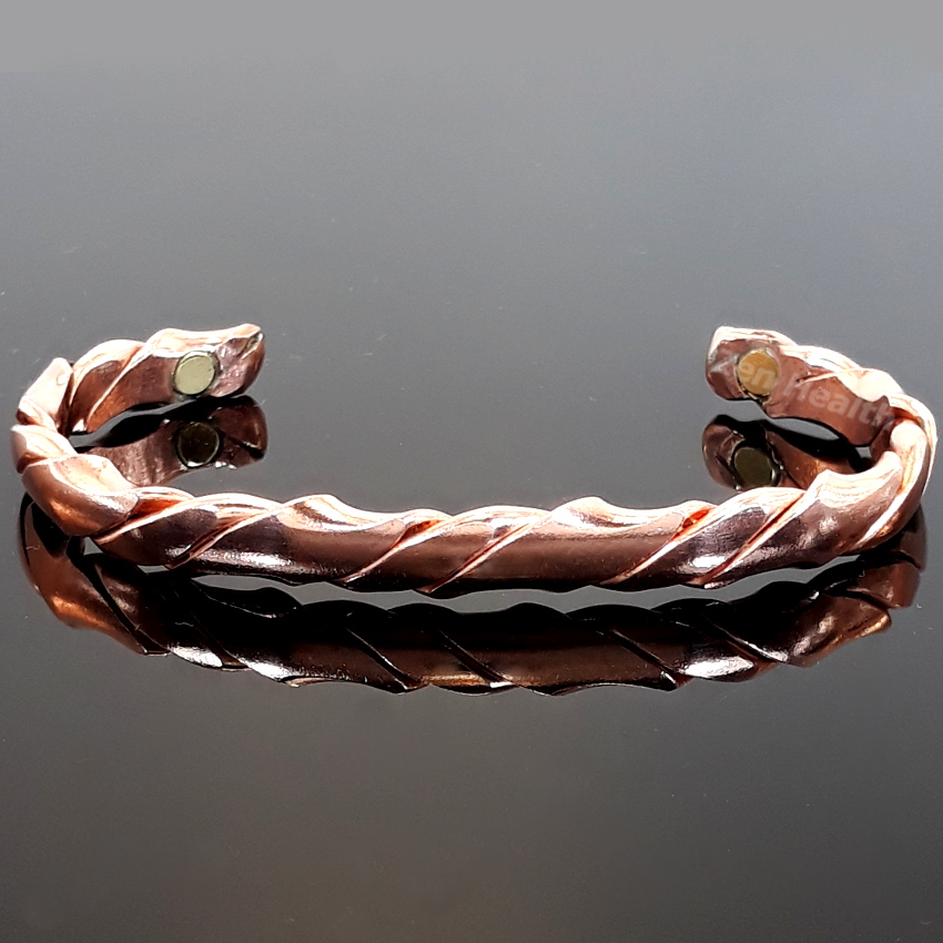 Mens Chunky Solid Copper Magnetic Health Bracelet for Arthritis Sizes:M-XL  (CB) | eBay